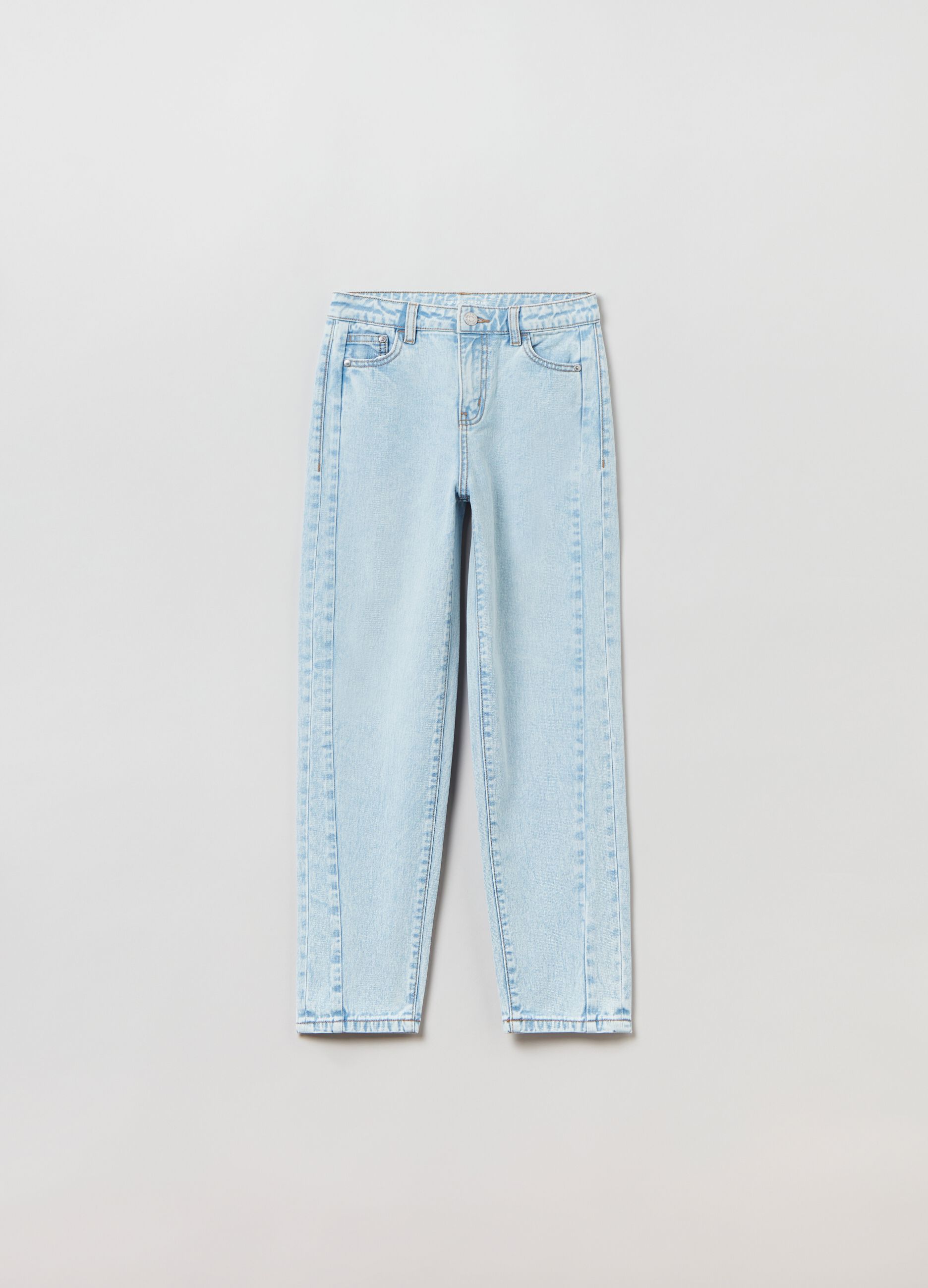 Jeans mom fit cinque tasche_0