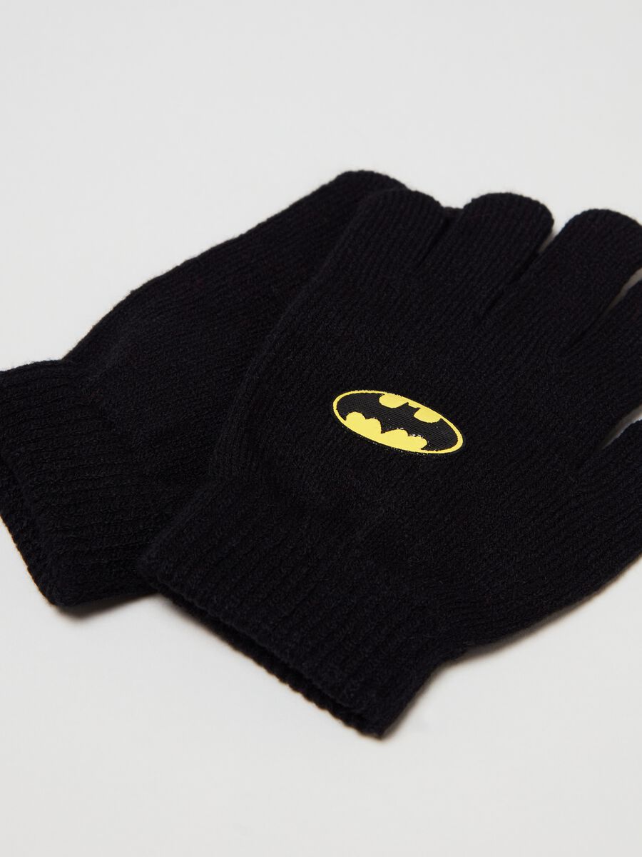 Guanti con stampa logo Batman_2