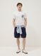 White pure cotton T-shirt with chest print, regular fit_1