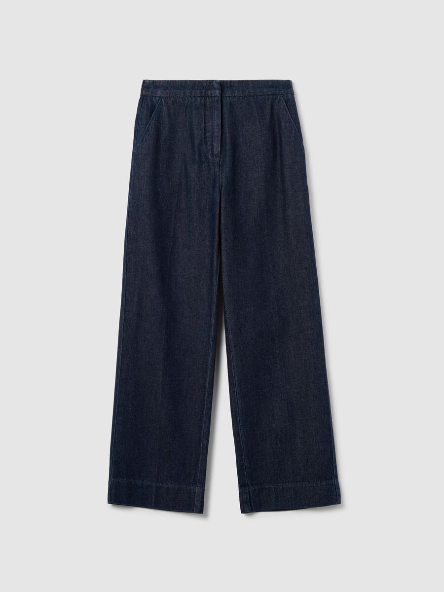 Dark blue relaxed-fit jeans_4