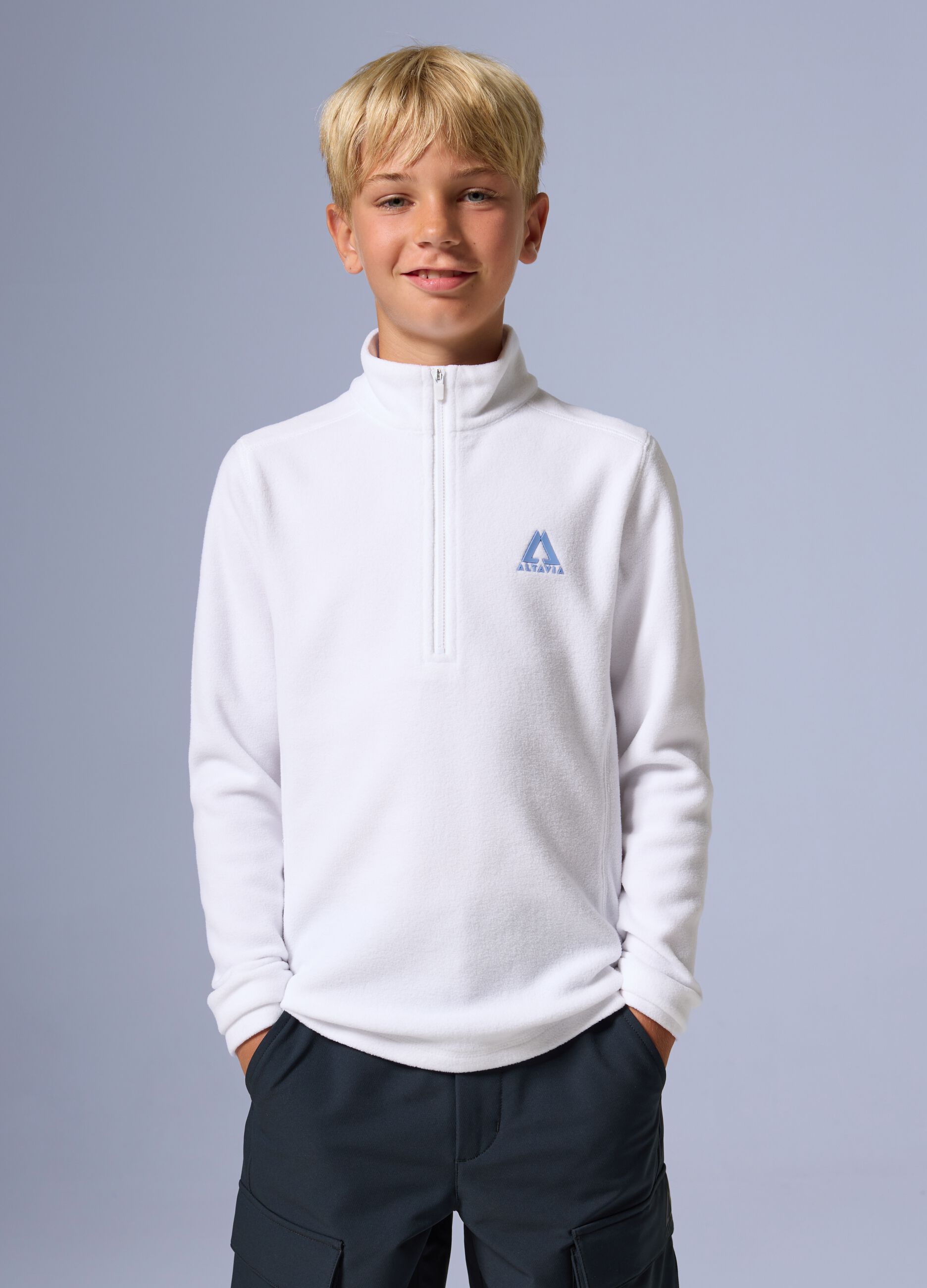 Pile half zip ALTAVIA WITH DEBORAH COMPAGNONI