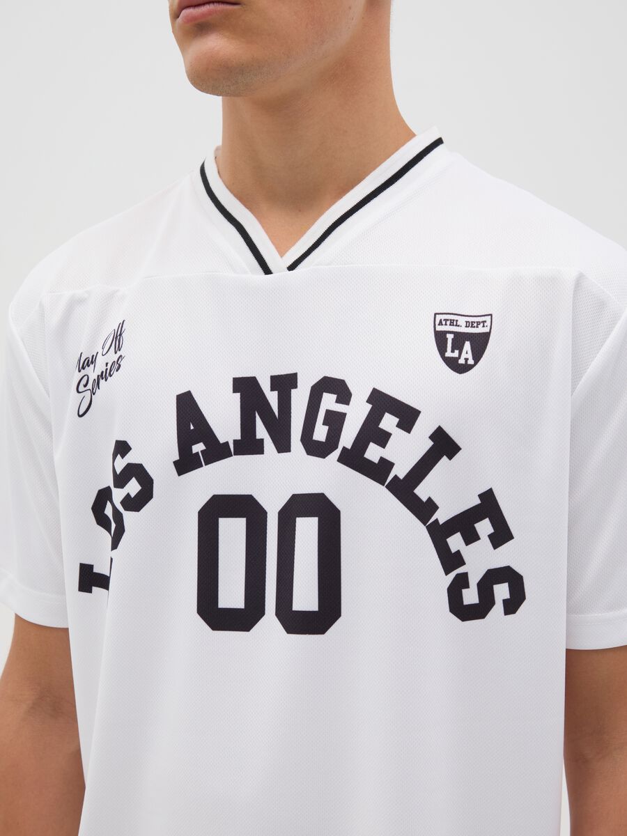 Men's white regular fit T-shirt_2