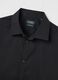 Black Long-Sleeve Shirt in Cotton and Polyester Blend_5