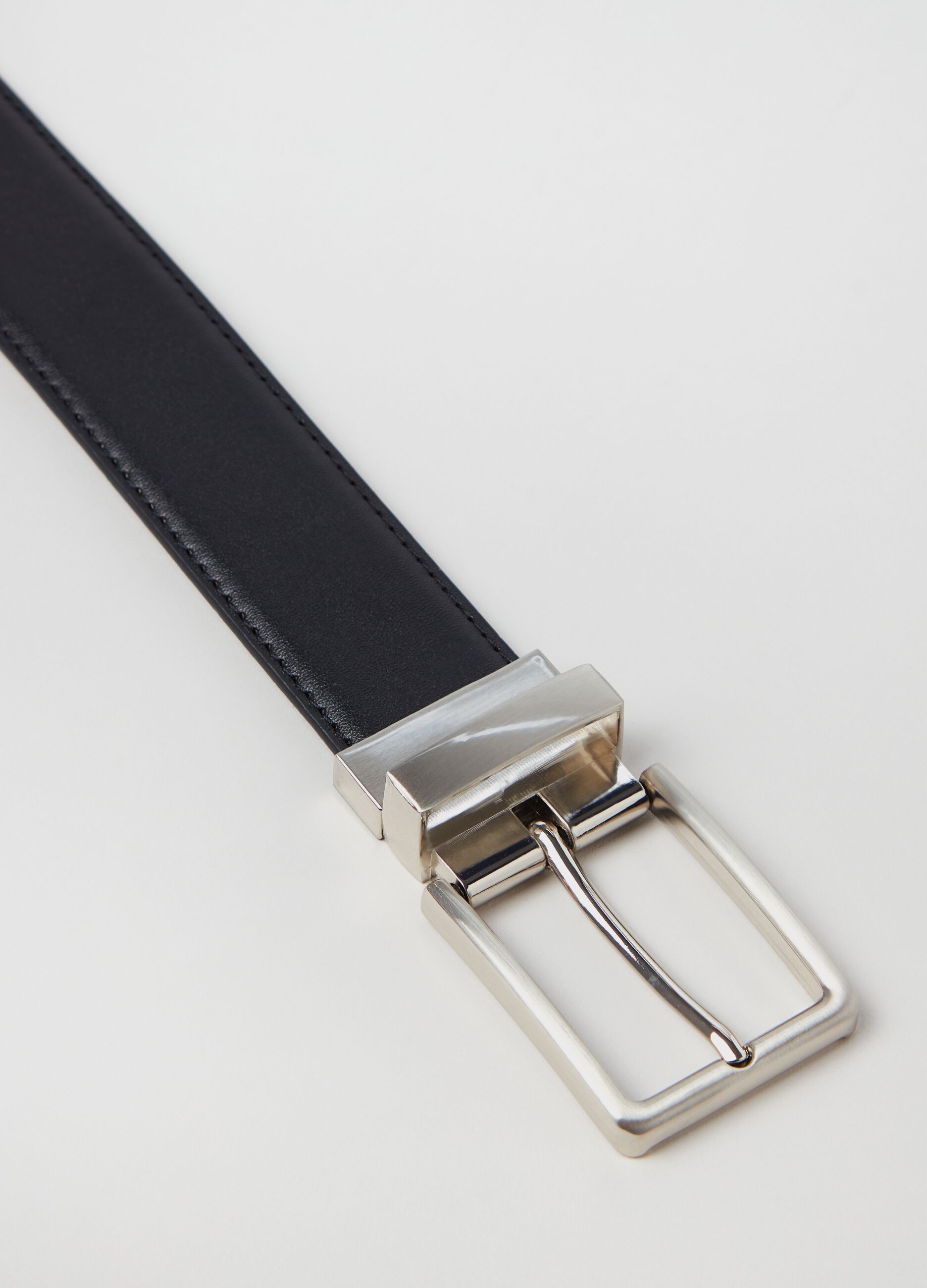 Cintura double face con fibbia in metallo_1