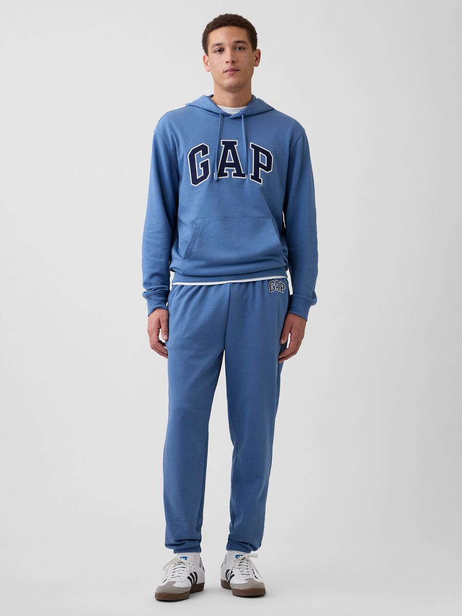 Felpa con cappuccio e logo GAP in misto cotone_2