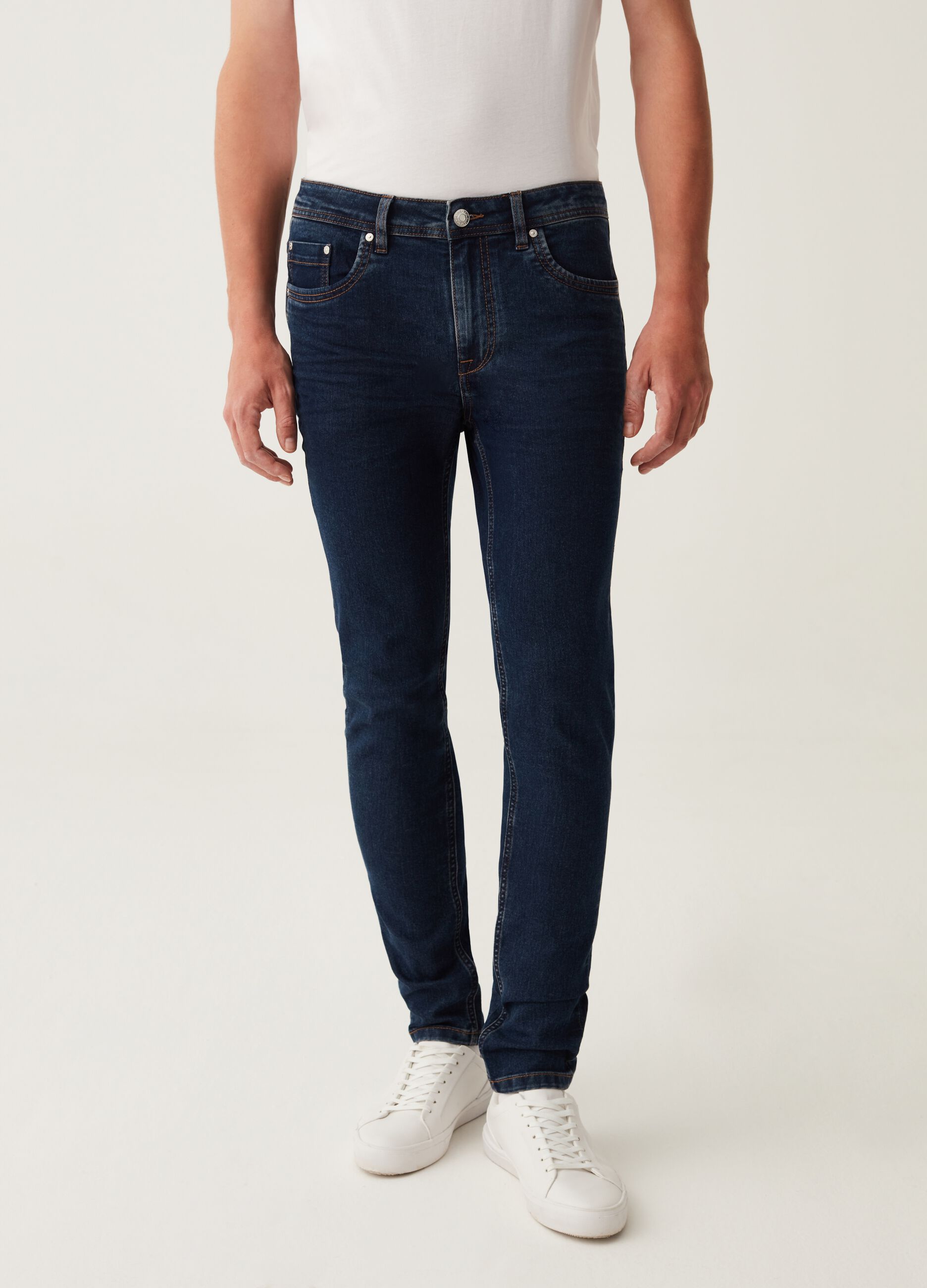 Jeans super skinny fit cinque tasche_1