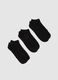 Set of women's black cotton stretch socks_0