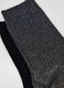 Three-pair pack stretch socks with lurex_1