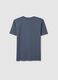 Boys' Blue Cotton Regular Fit T-shirt_4