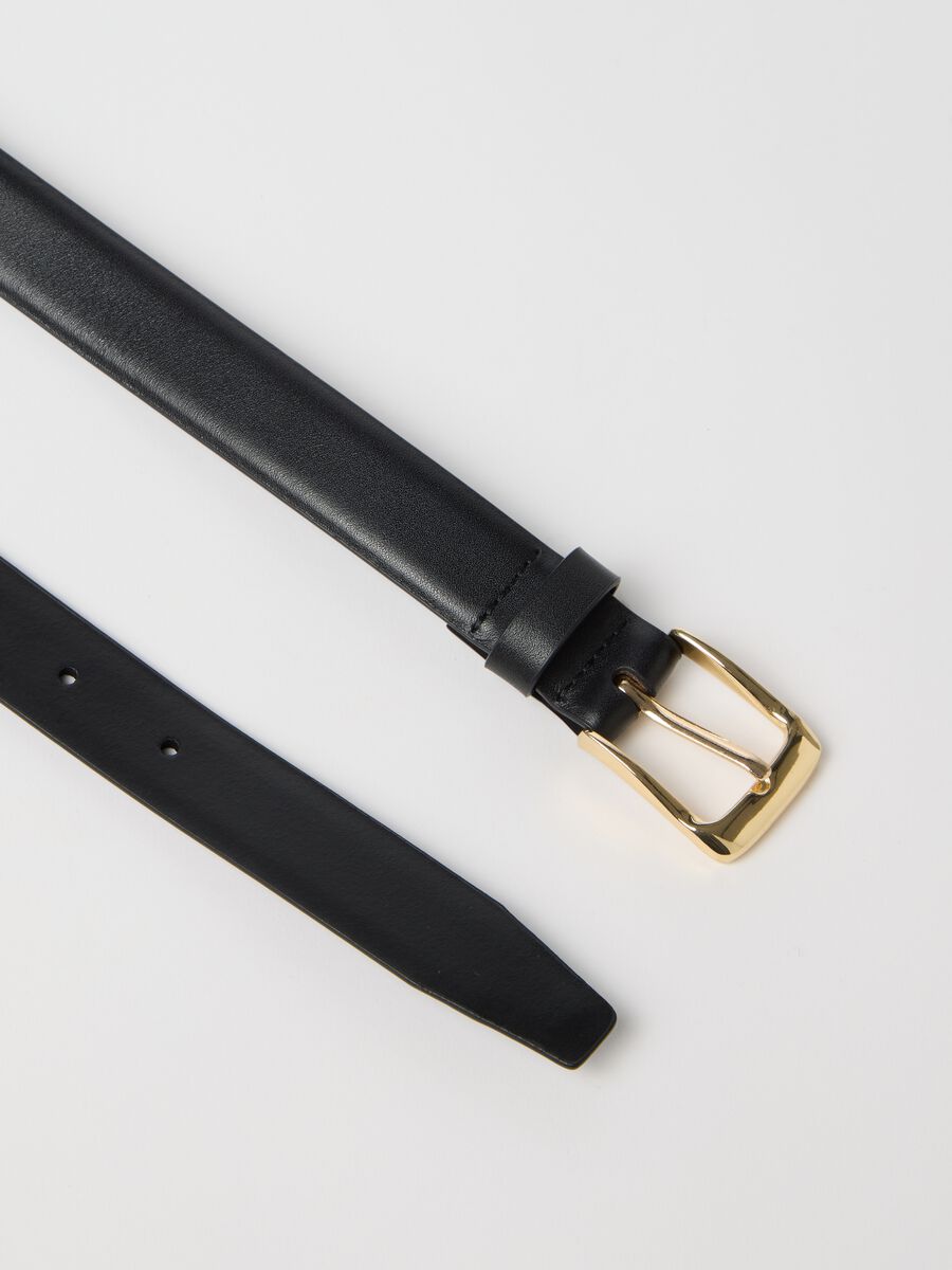 Black belt in genuine leather_1