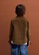 Brown stretch cotton shirt_2