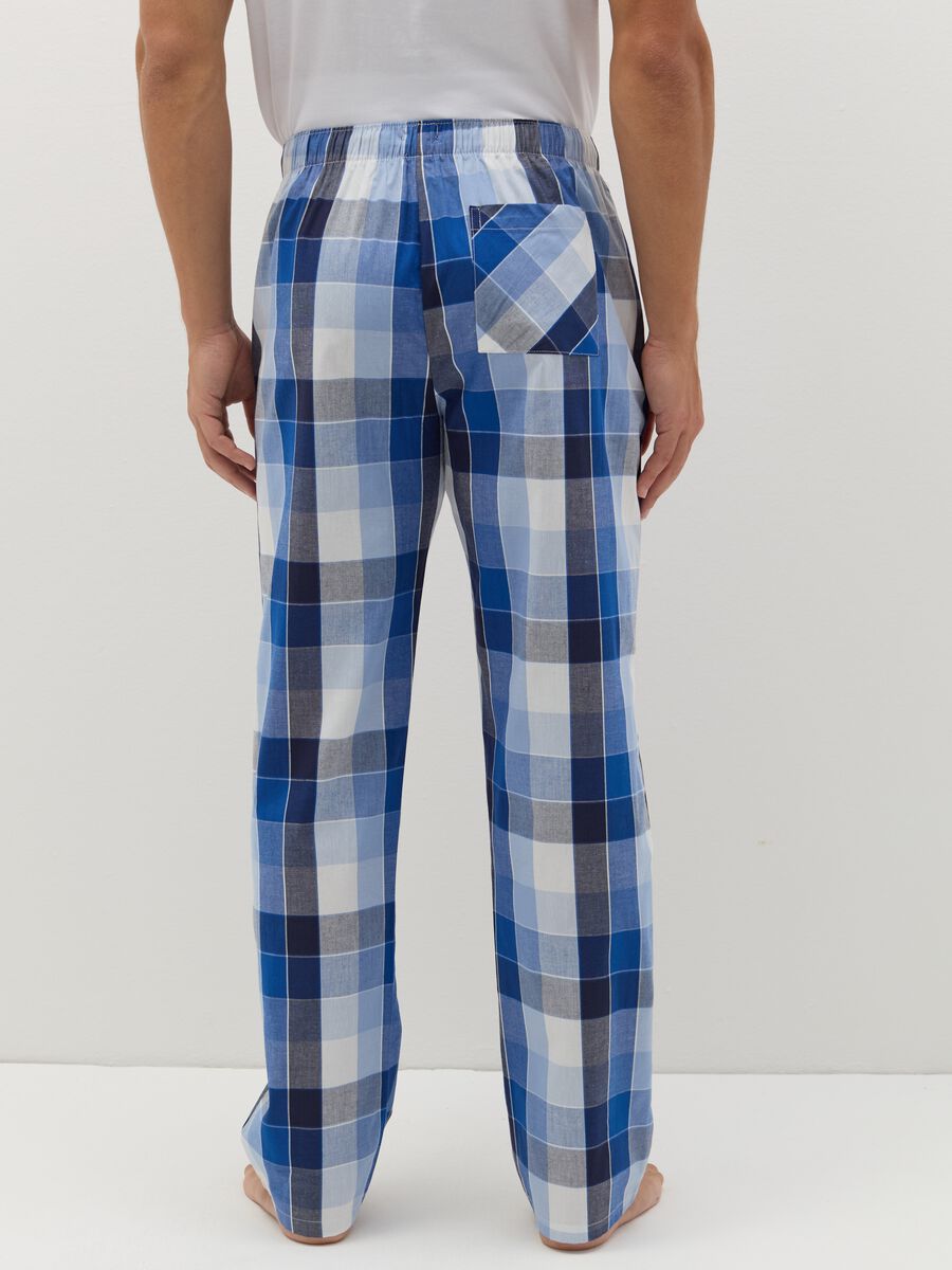 Pyjama trousers with print in cotton_2