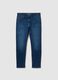 Jeans in denim blu in cotone elasticizzato slim fit_4