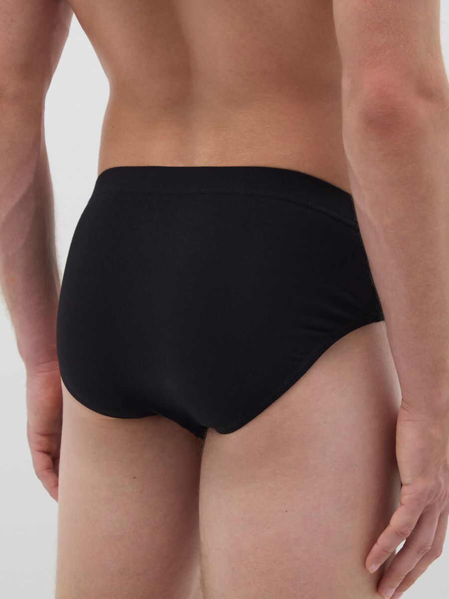 Set of black stretch cotton briefs_3