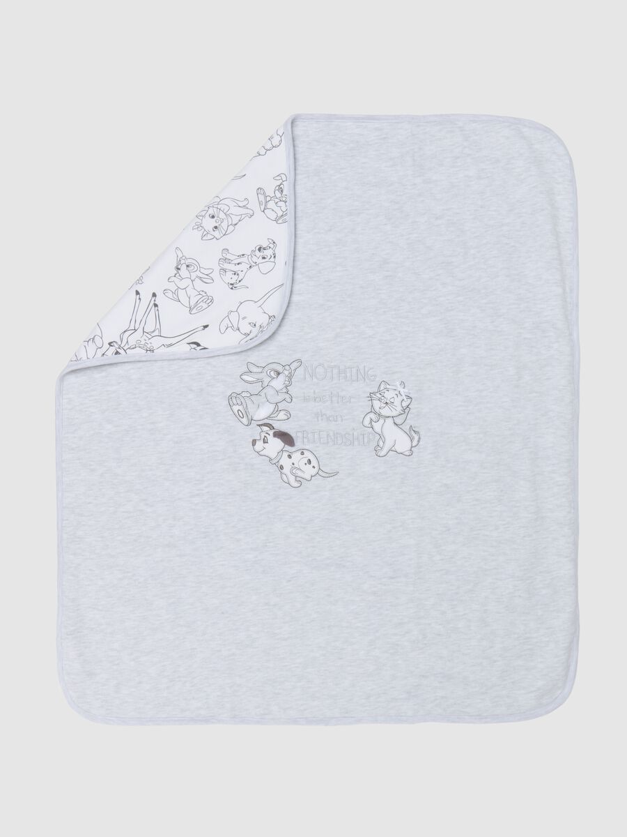 Cotton blanket with Marie and Thumper embroidery_1