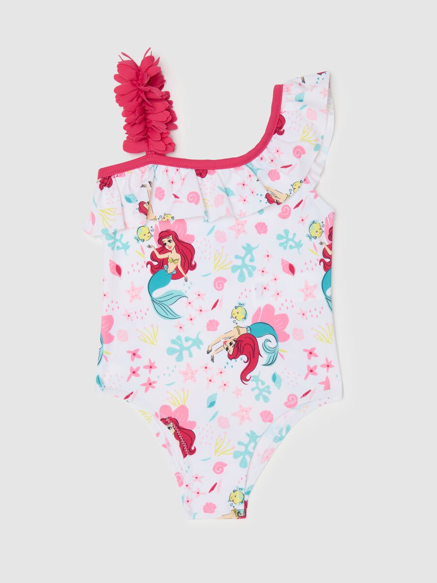 One-piece girls’ costume in a stretch blend fabric with regular fit._0