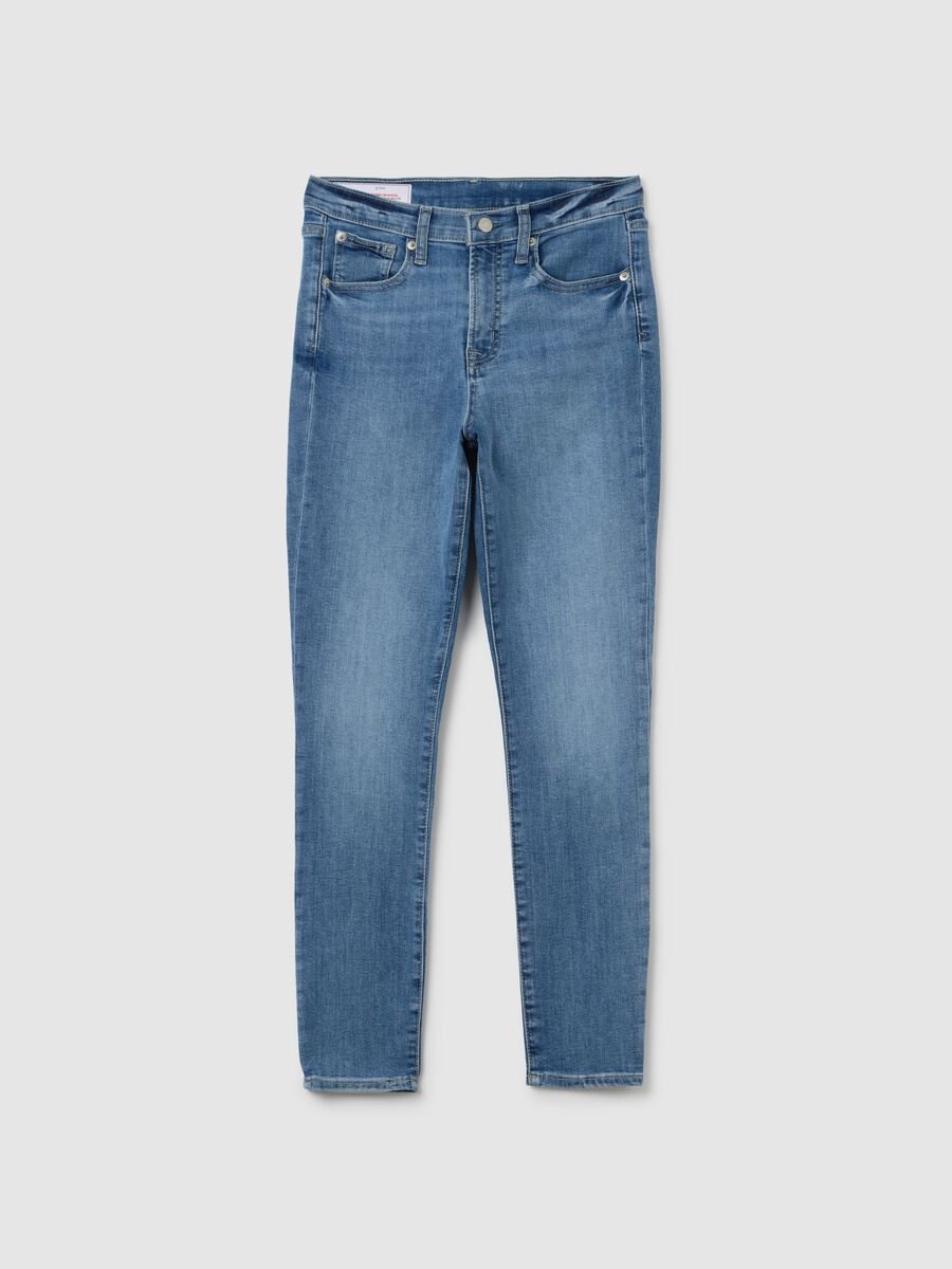 Faded, skinny-fit stretch jeans_0