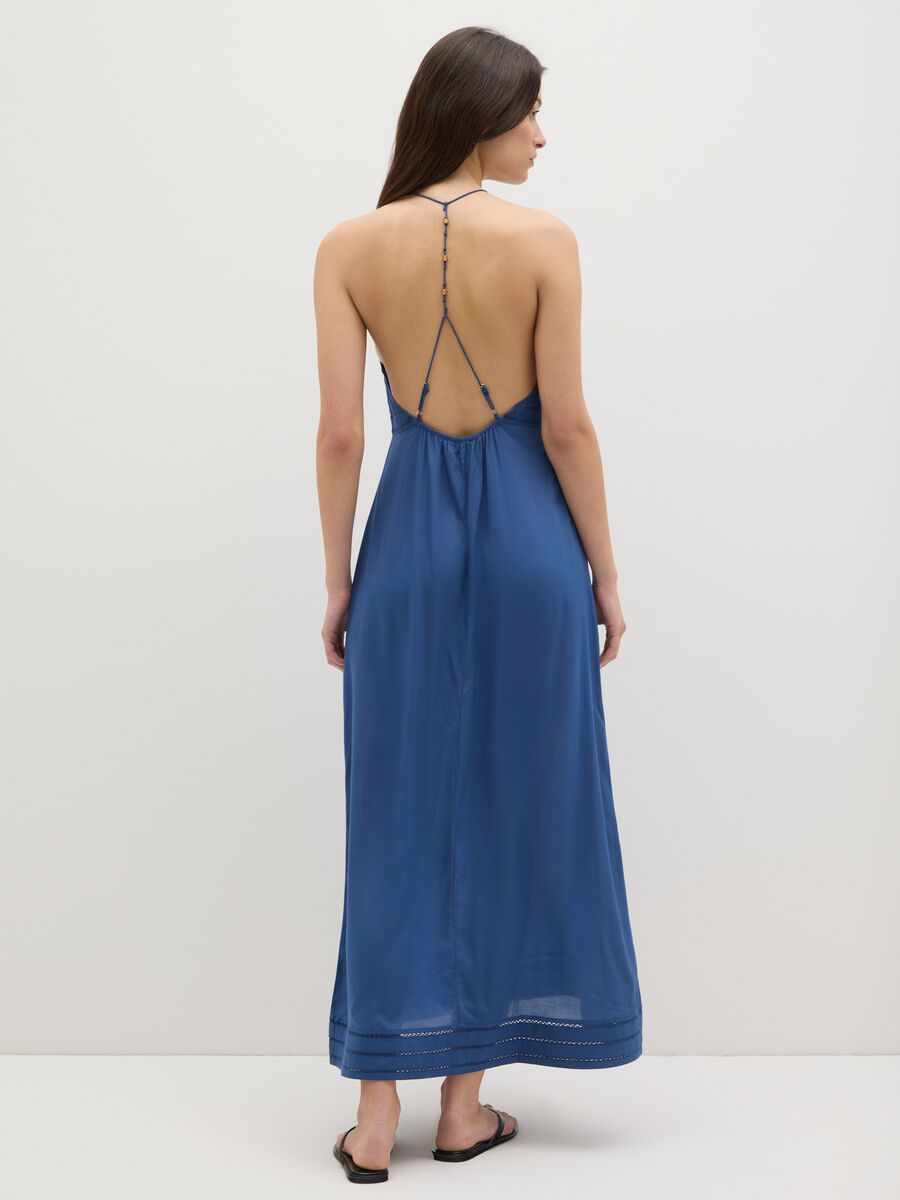 Long viscose beach cover-up dress_3