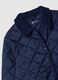 Giacca imbottita blu regular fit con bottoni_1