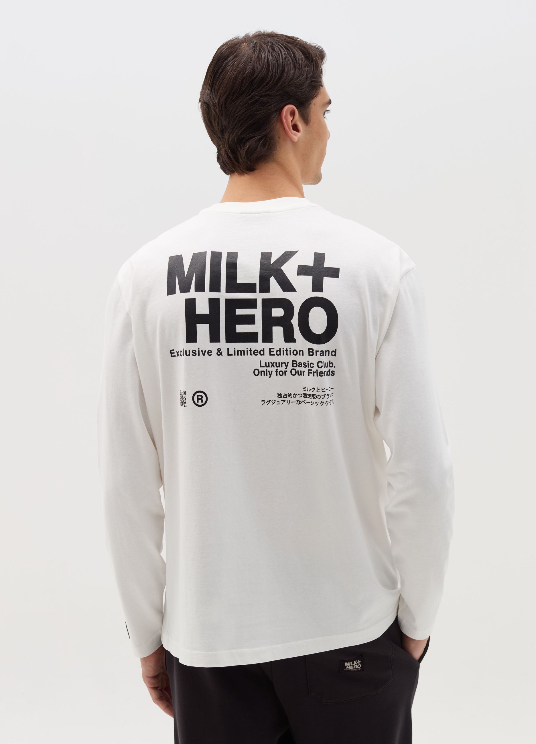 Long-sleeved T-shirt with print