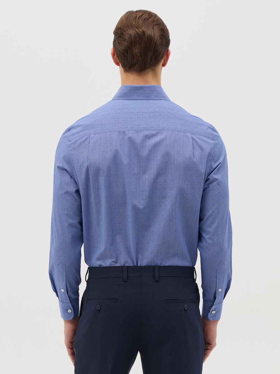 Regular-fit easy-iron shirt with micro pattern_2