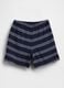 Striped pure cotton shorts_1