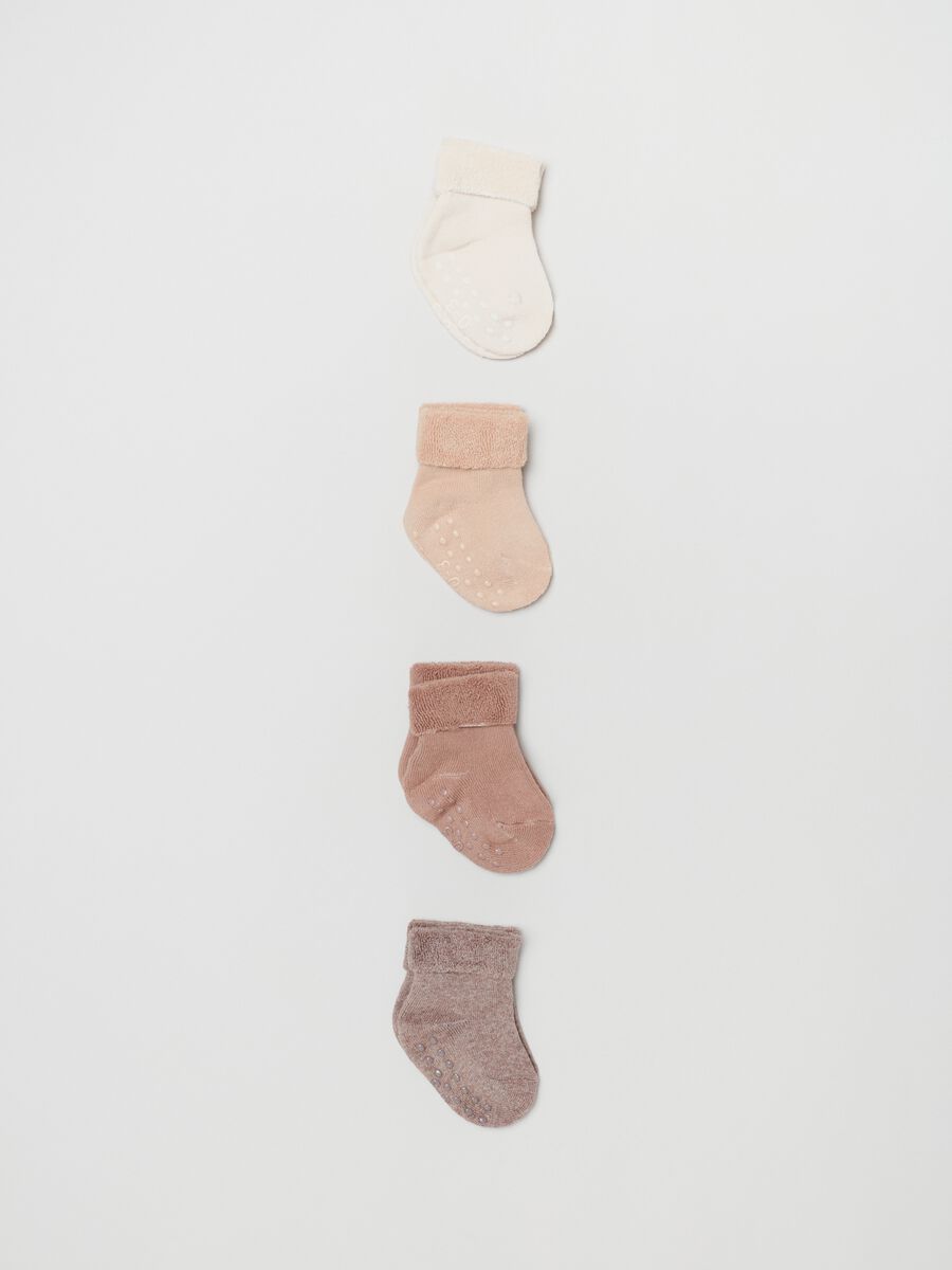 Set quattro calze antiscivolo stretch_0