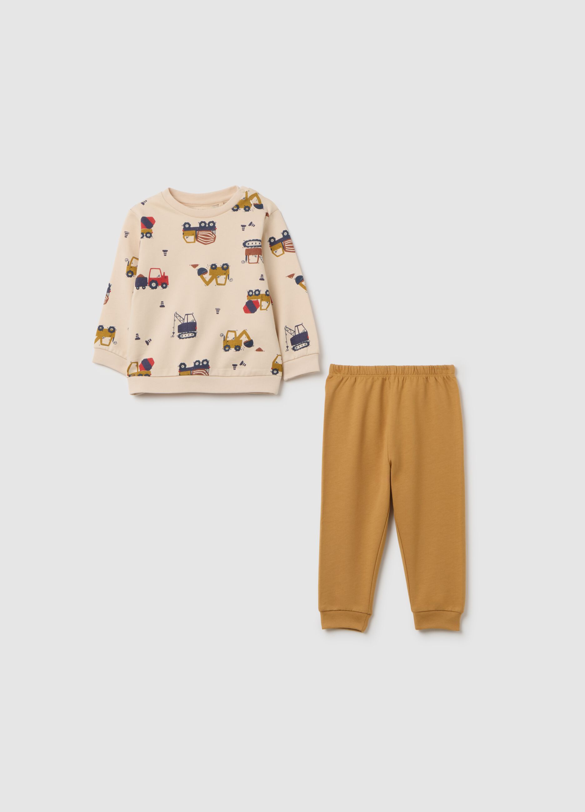 Baby pyjamas in pure cotton multicolour regular fit