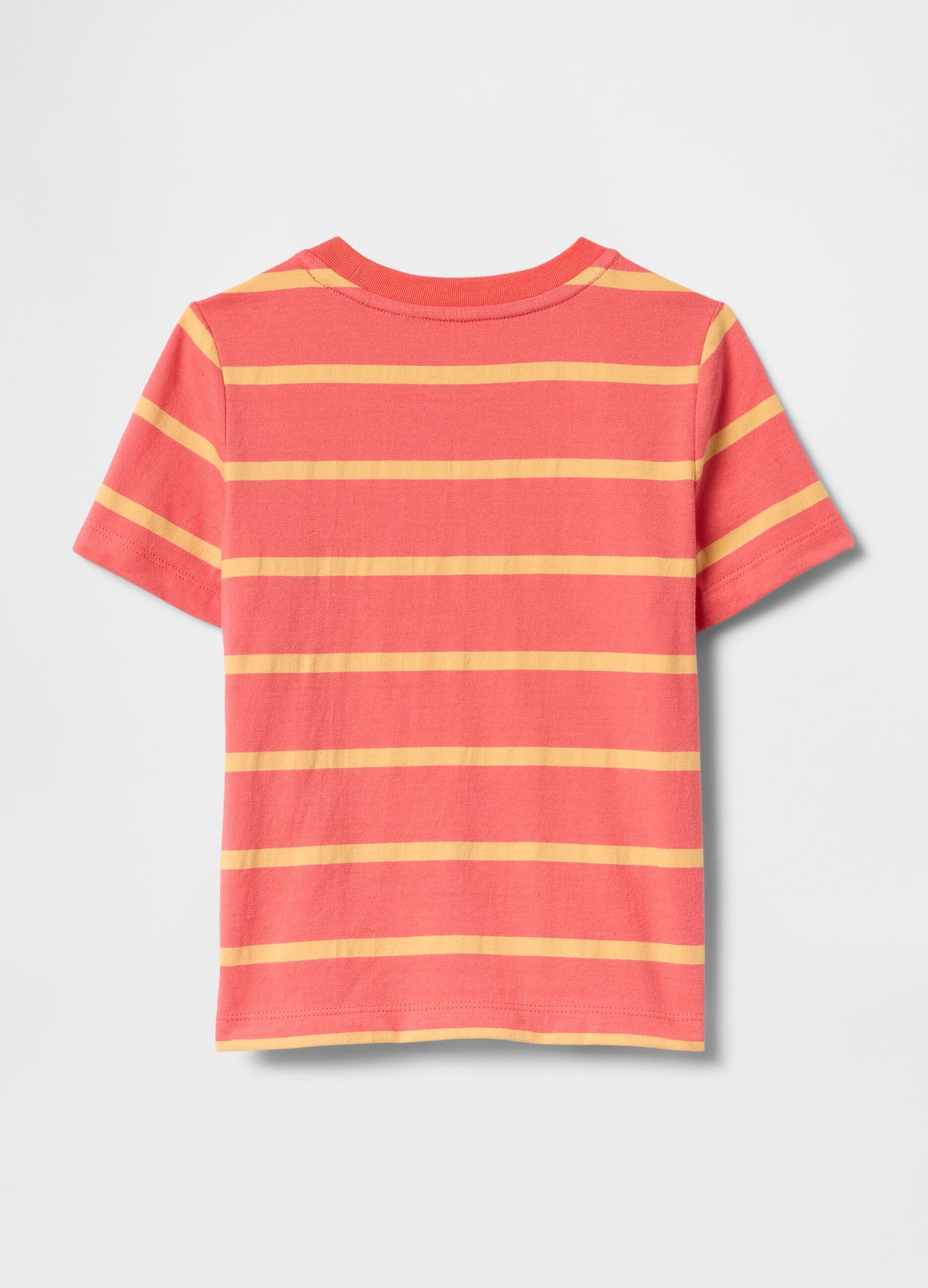 Orange and Yellow Striped T-shirt