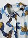 Multicolour floral print oversized stretch cotton dress_5