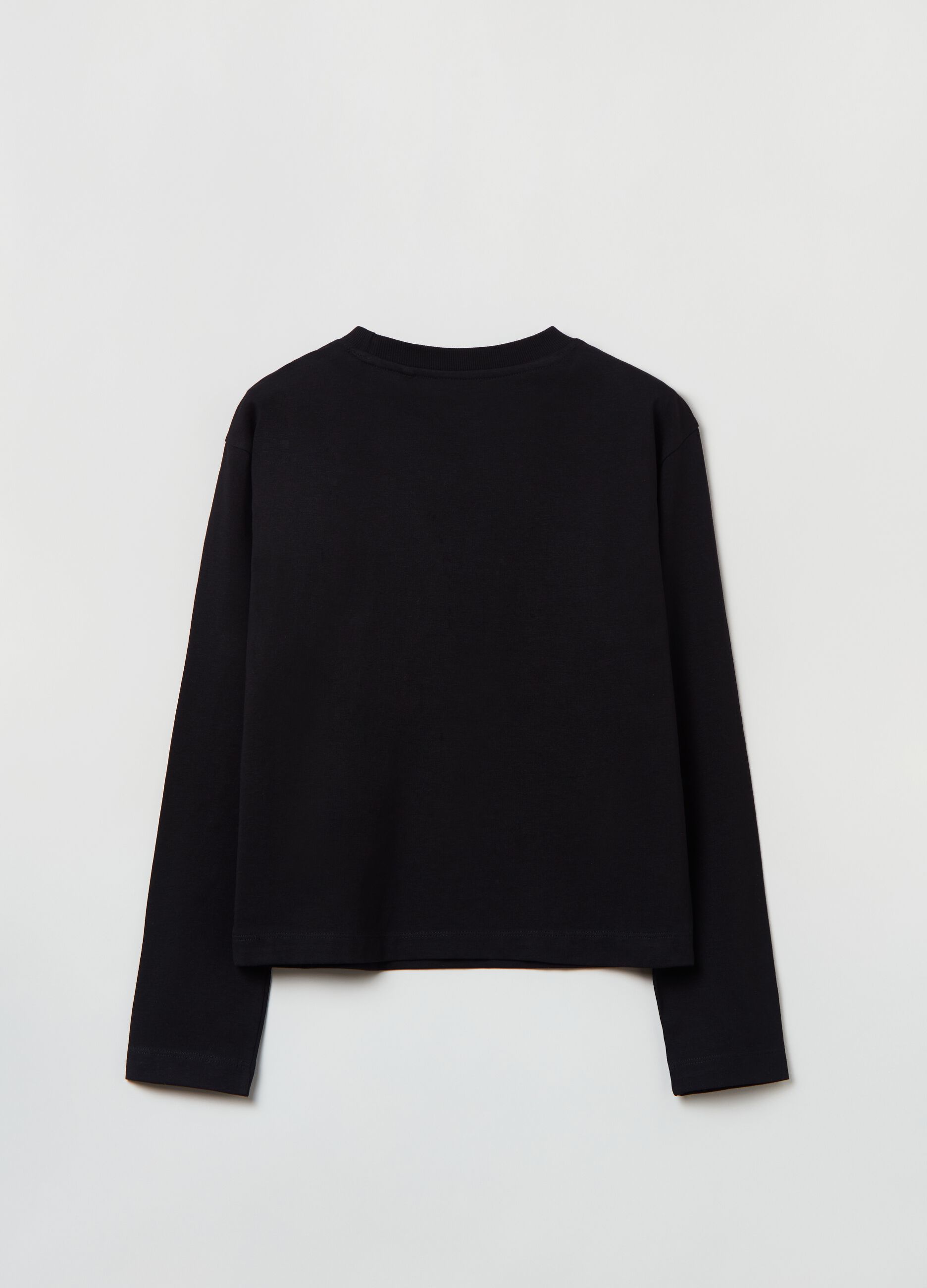 T-shirt a maniche lunghe con stampa _1