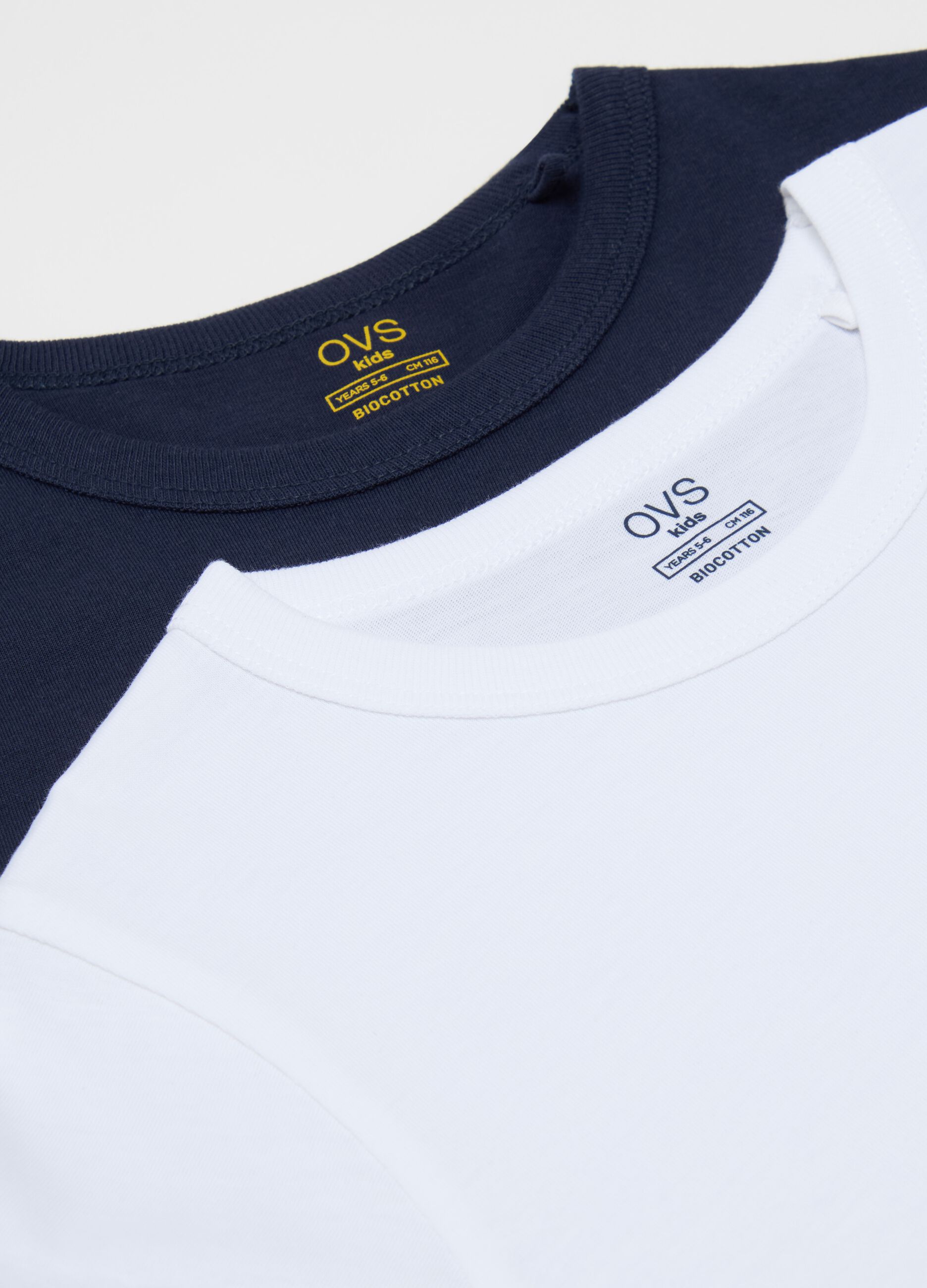 Two-pack organic cotton undershirts