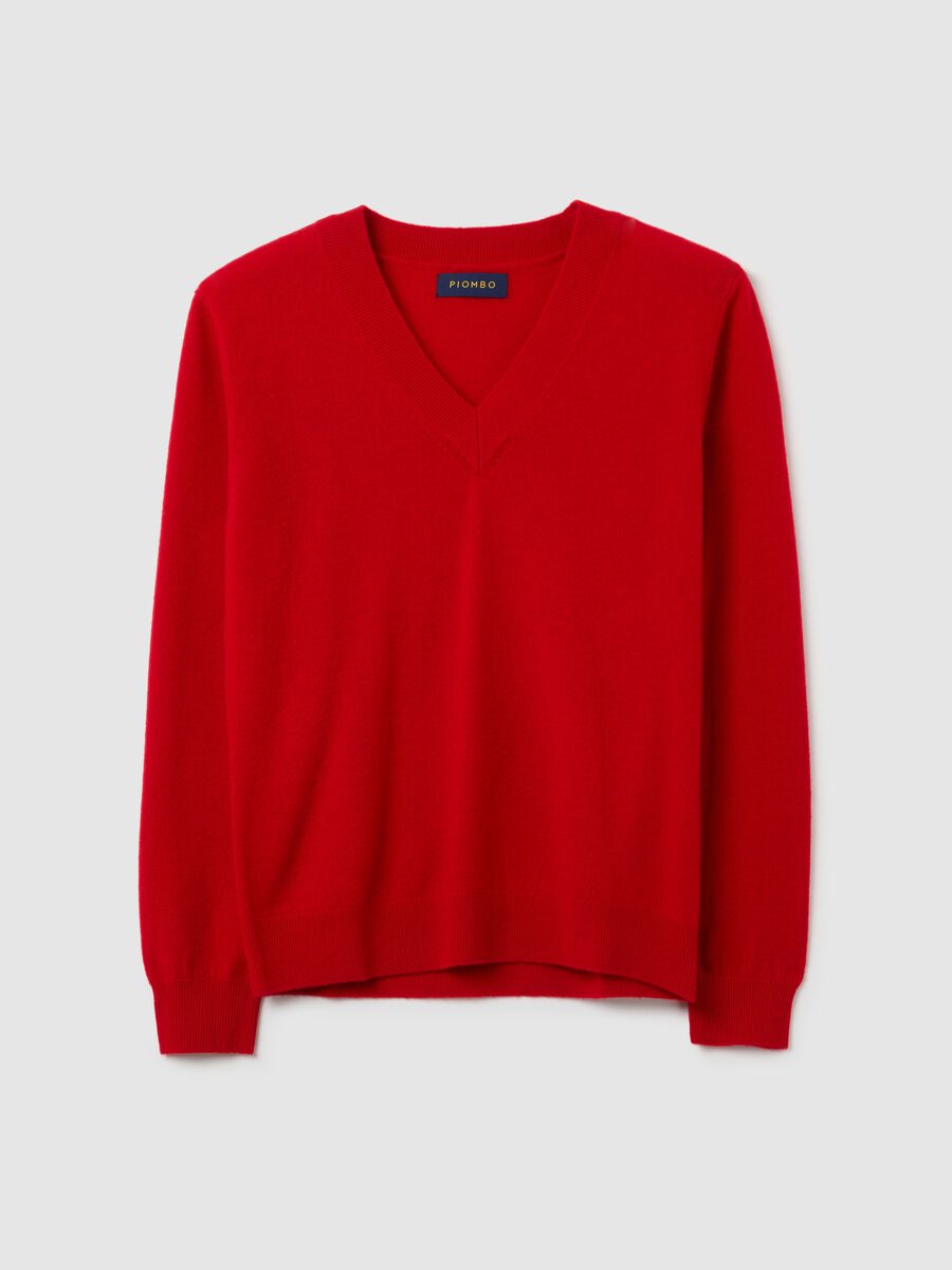 Maglione rosso in lana_4