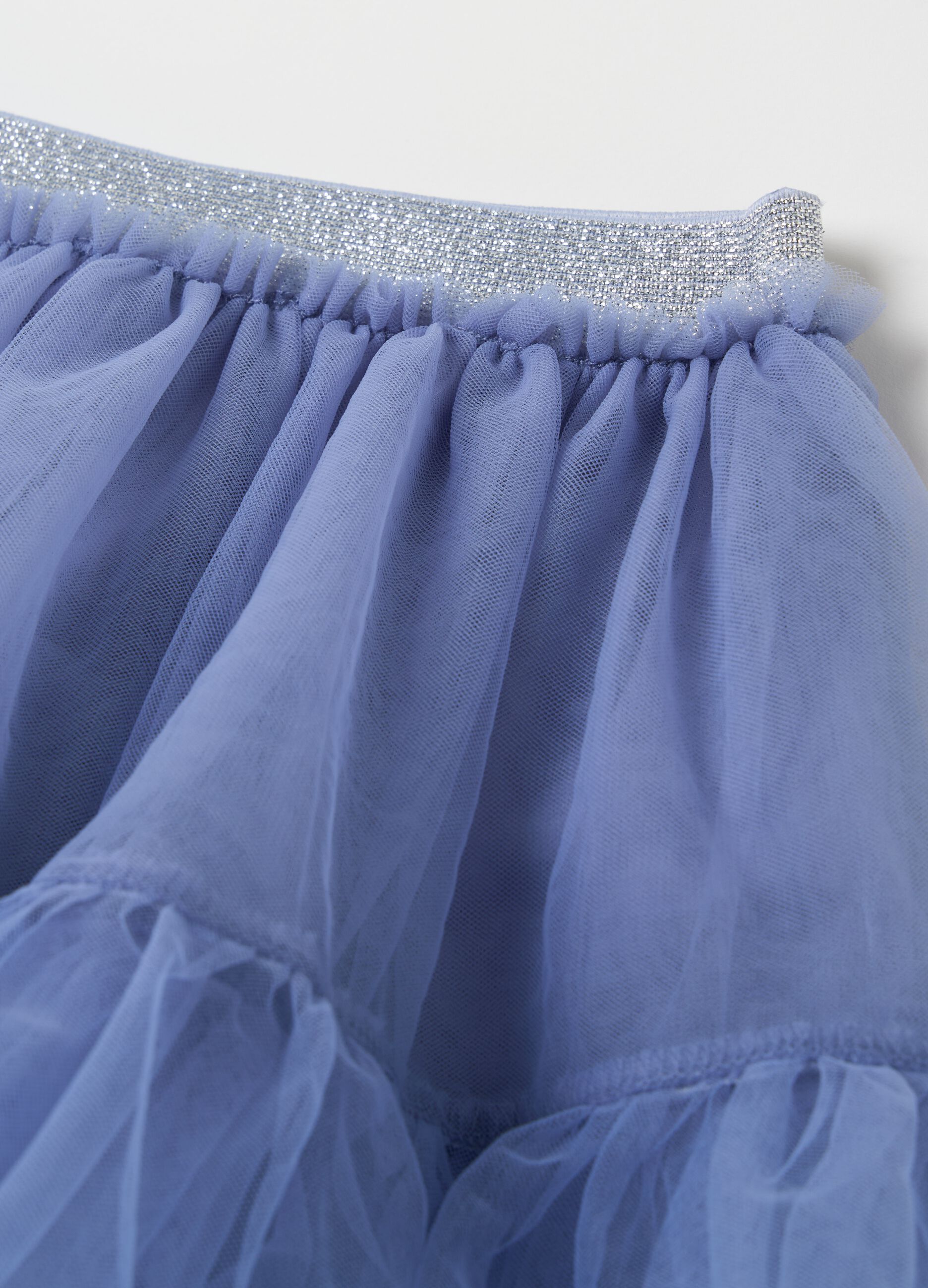 Gonna in tulle con lurex