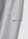 Pantaloni jogger grigi in misto cotone e viscosa_1