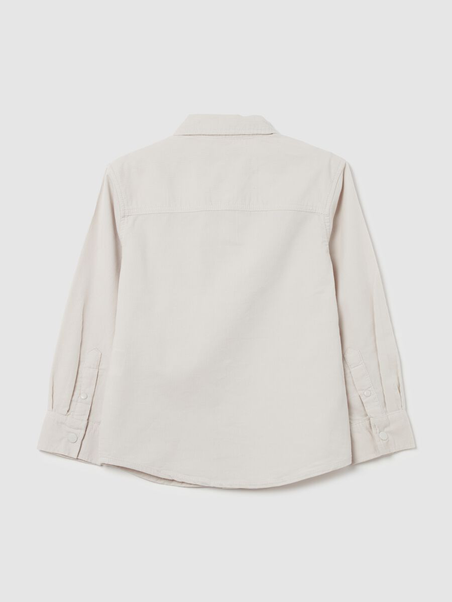 Organic cotton shacket with pockets_1