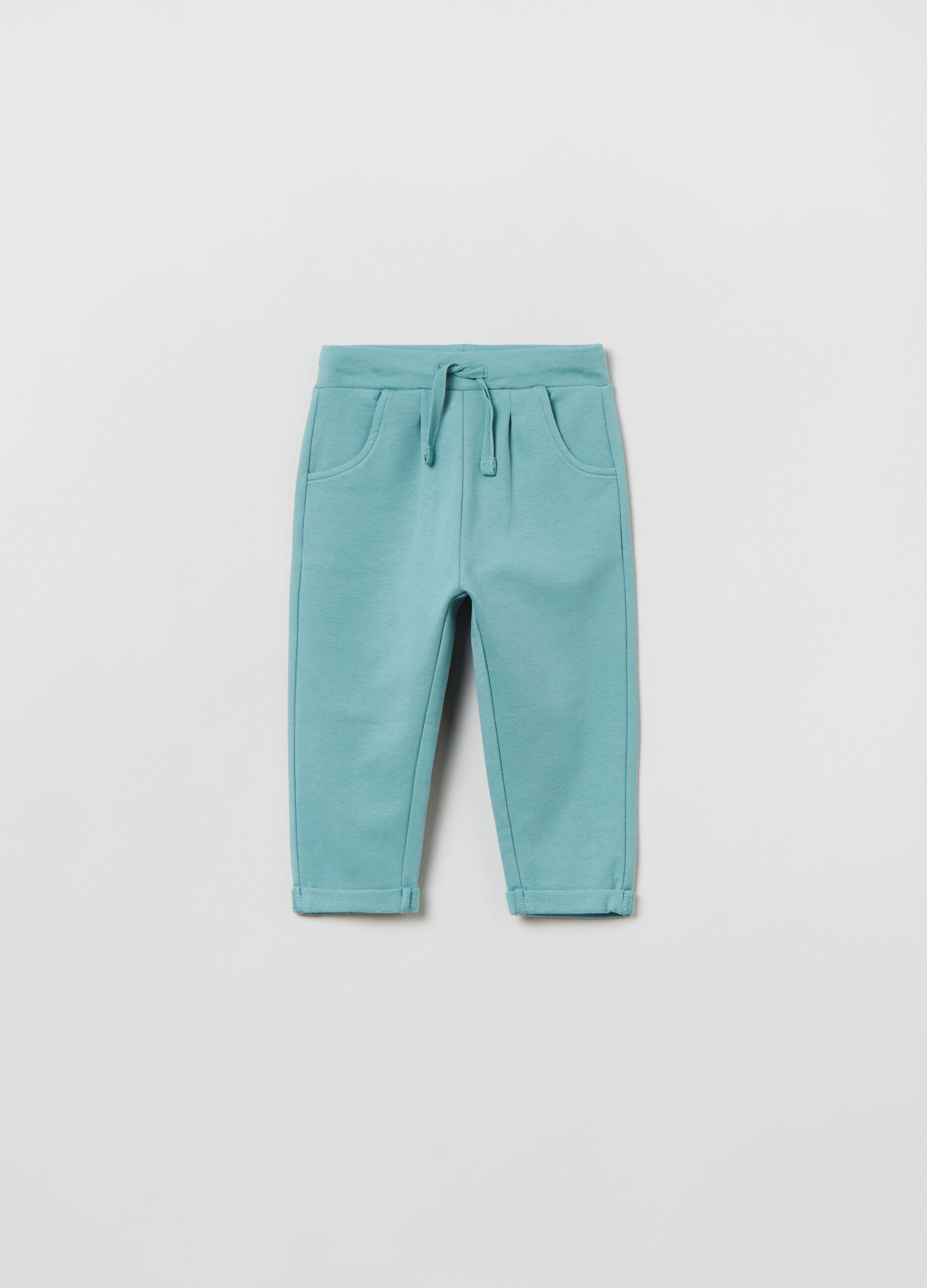 Joggers in French Terry con coulisse_0