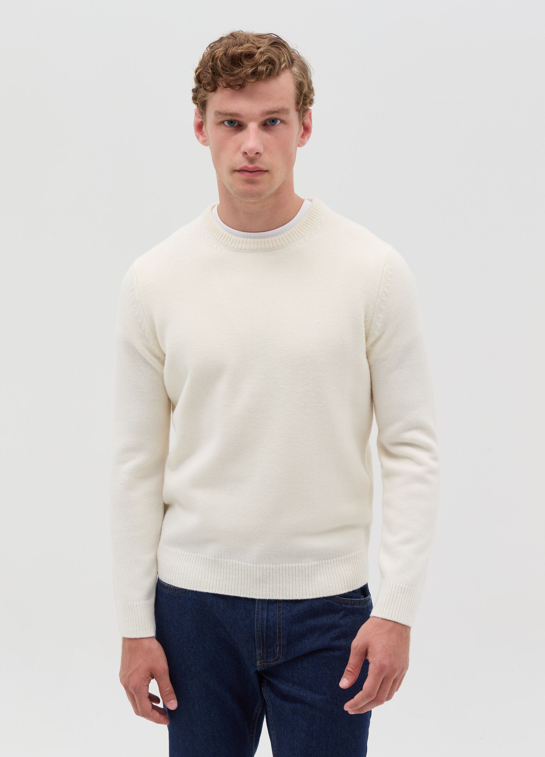 Maglioni Uomo Bianco OVS