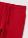Children's red pure cotton joggers, regular fit_2