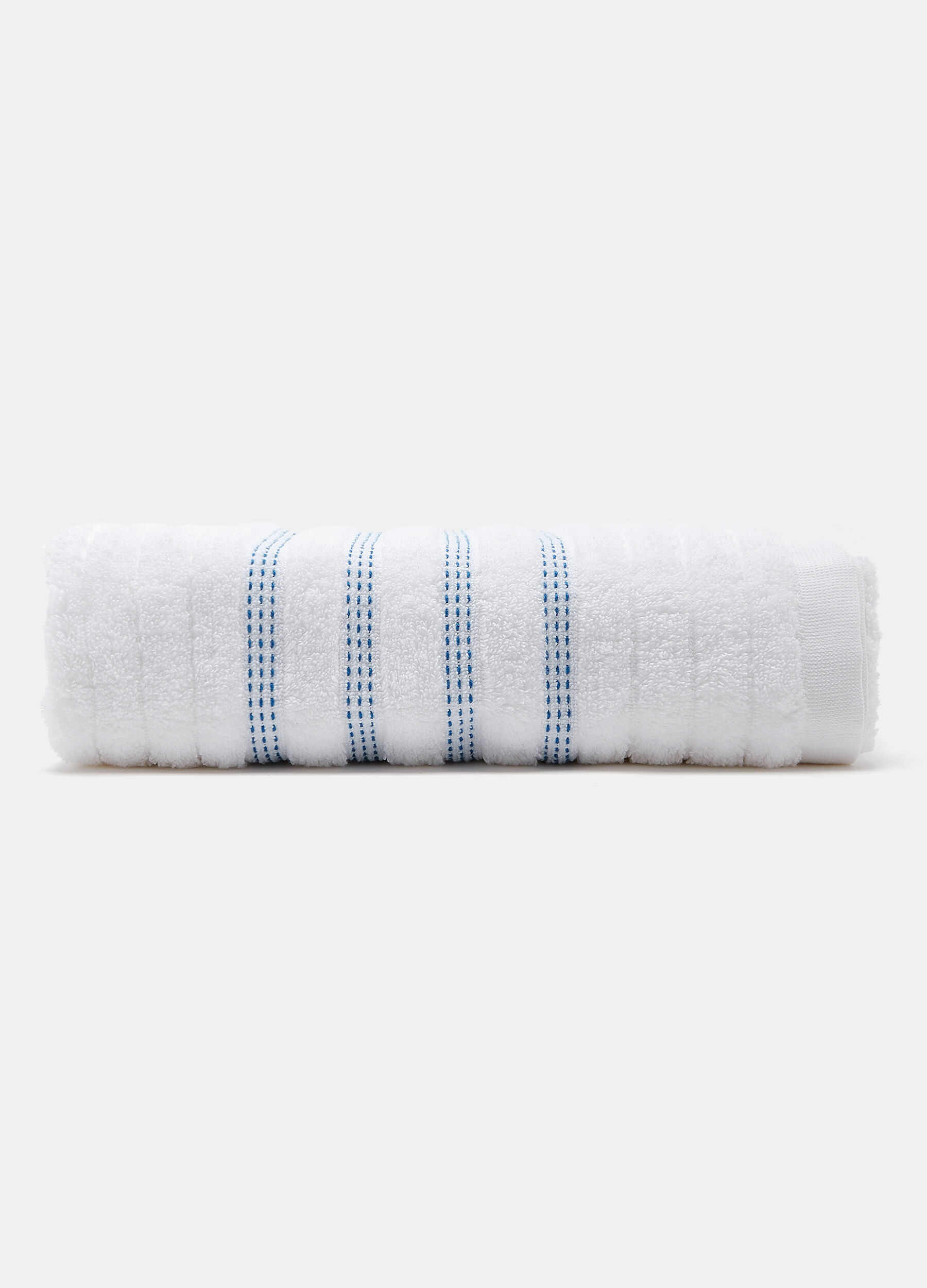 100% cotton striped bath towel