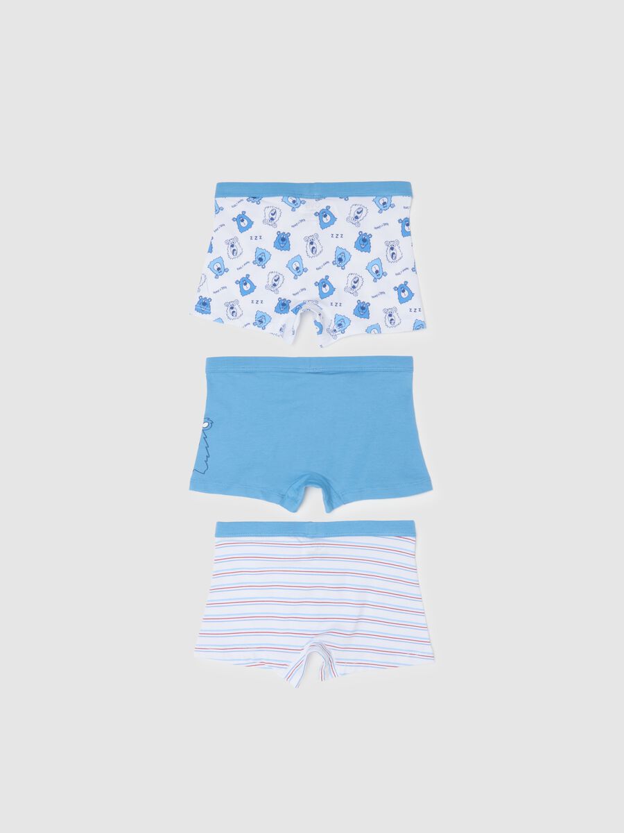 Kids' Regular Fit Multicolour Stretch Cotton Boxer Tripack_1