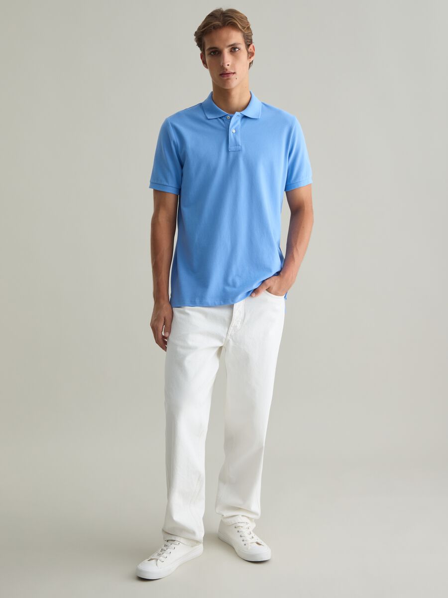Cotton Blue Polo_1