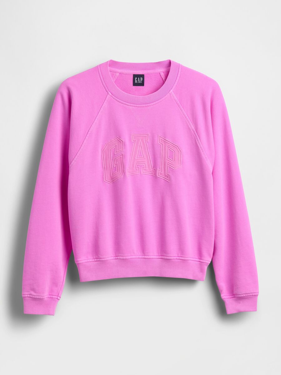 Cotton-blend crew-neck sweatshirt_3