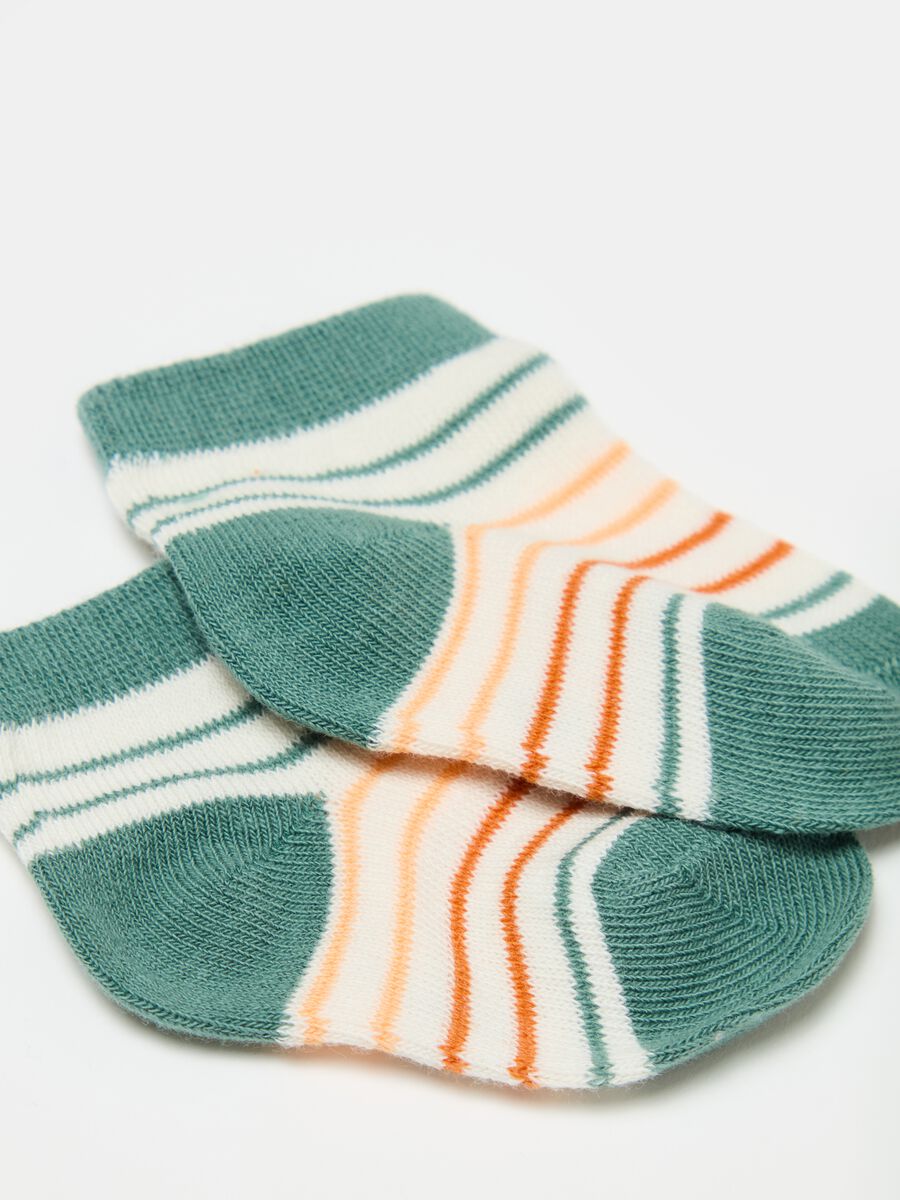 Three-pair pack short socks in organic cotton_2