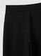 Black Wide Leg Stretch Trousers_5