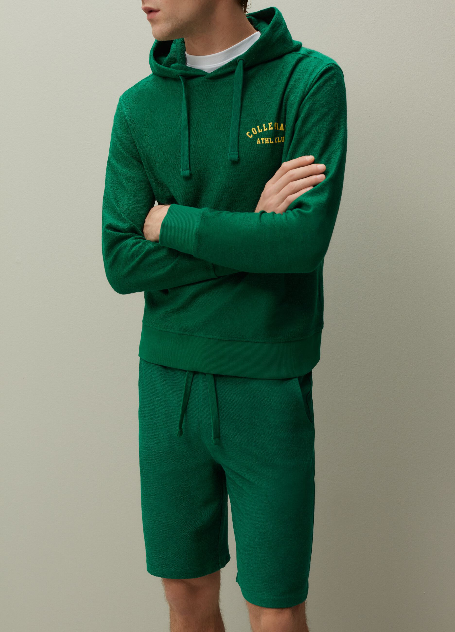 Bermuda jogger in felpa_1