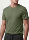 Green regular-fit T-shirt in pure organic cotton jersey_3
