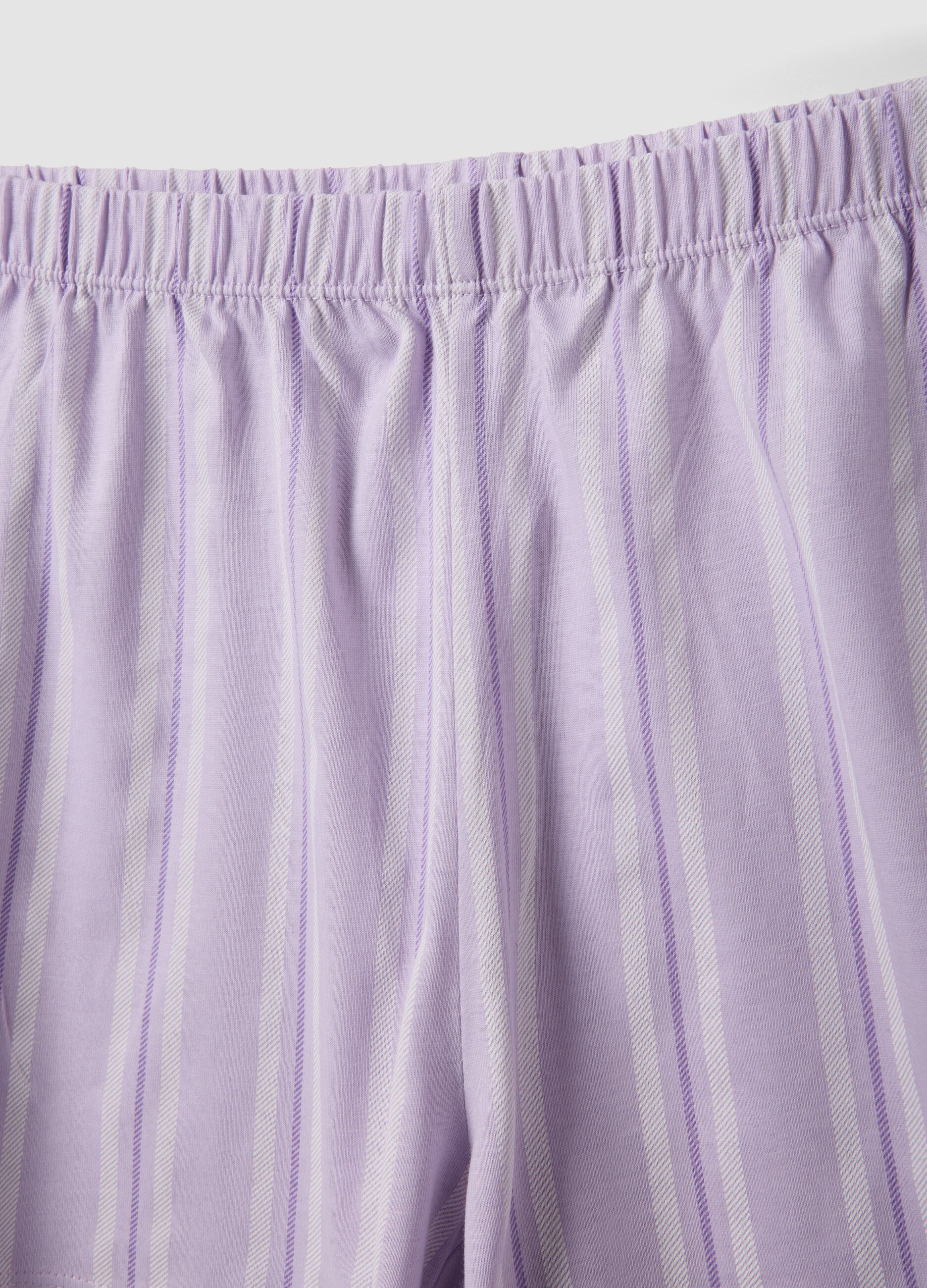 Pigiama multicolor in cotone organico per ragazza