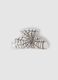 Hair Clip with Rhinestones and Web Pattern_0