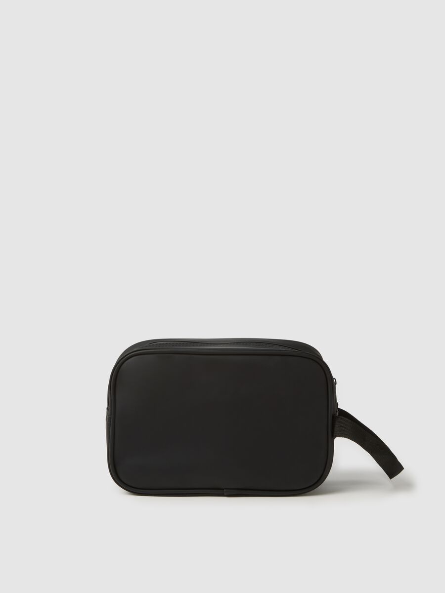 Black Bag in Mixed Fabric_1